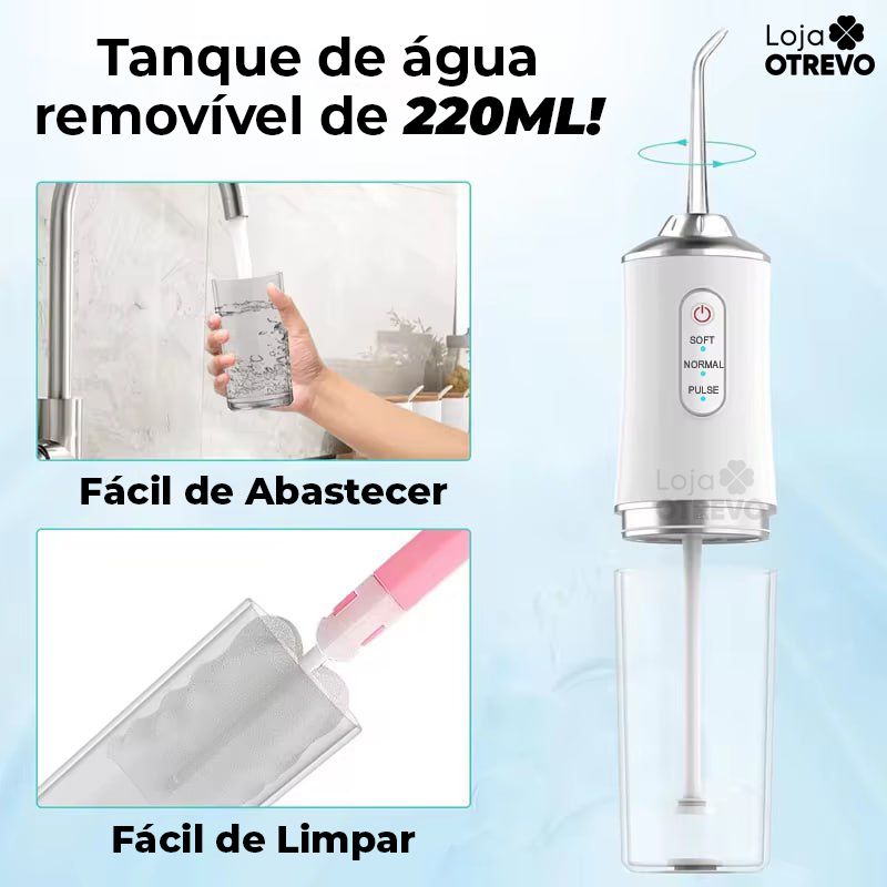 Irrigador bucal para limpieza bucal - JatoClean®