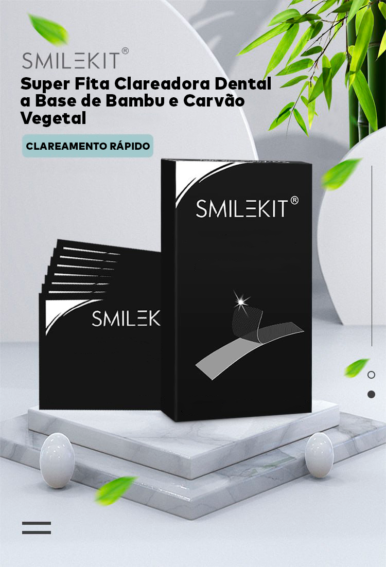 Cinta Super Blanqueadora Dental a Base de Bambú y Carbón - WhiteTeeth®